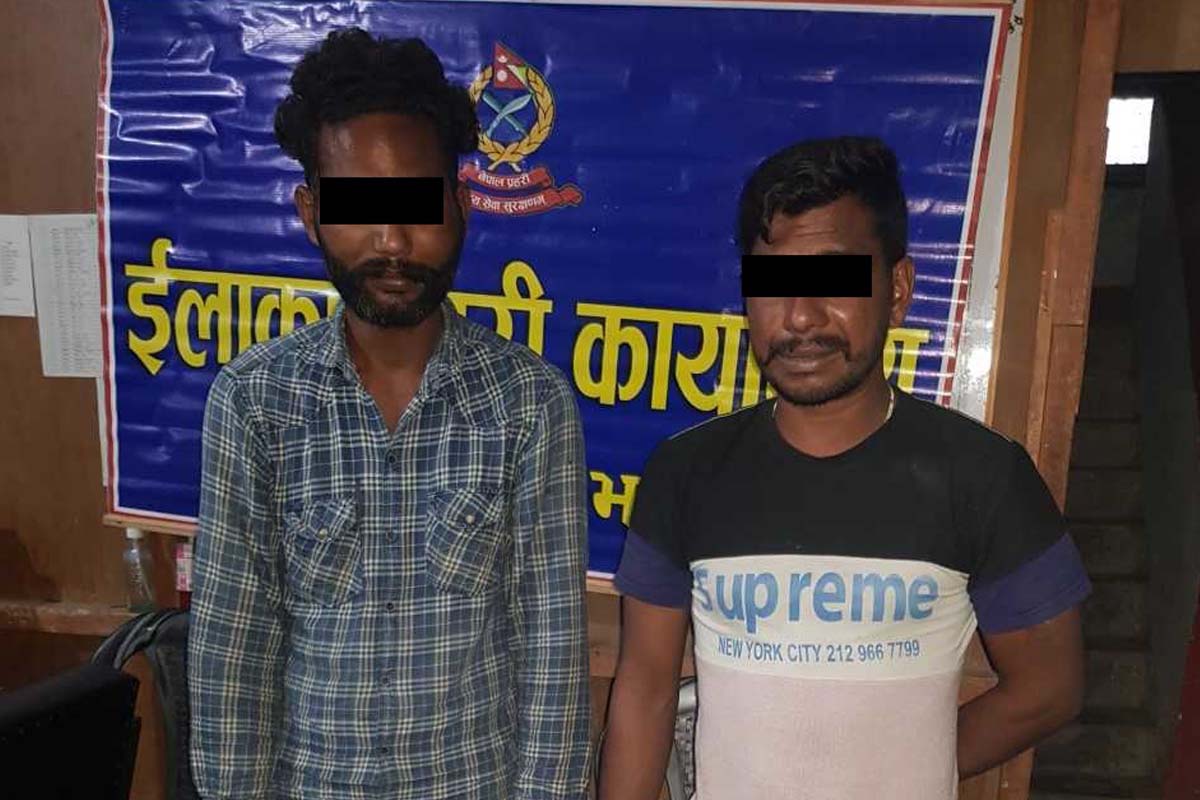 लागूऔषध अफिमसहित दुई जना पक्राउ