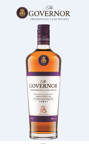 द गभर्नर ह्विस्की अब १८० एमएल को आकर्षक प्याकमा