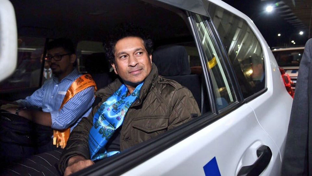 भारतीय पूर्वक्रिकेटर सचिन काठमाडौंमा