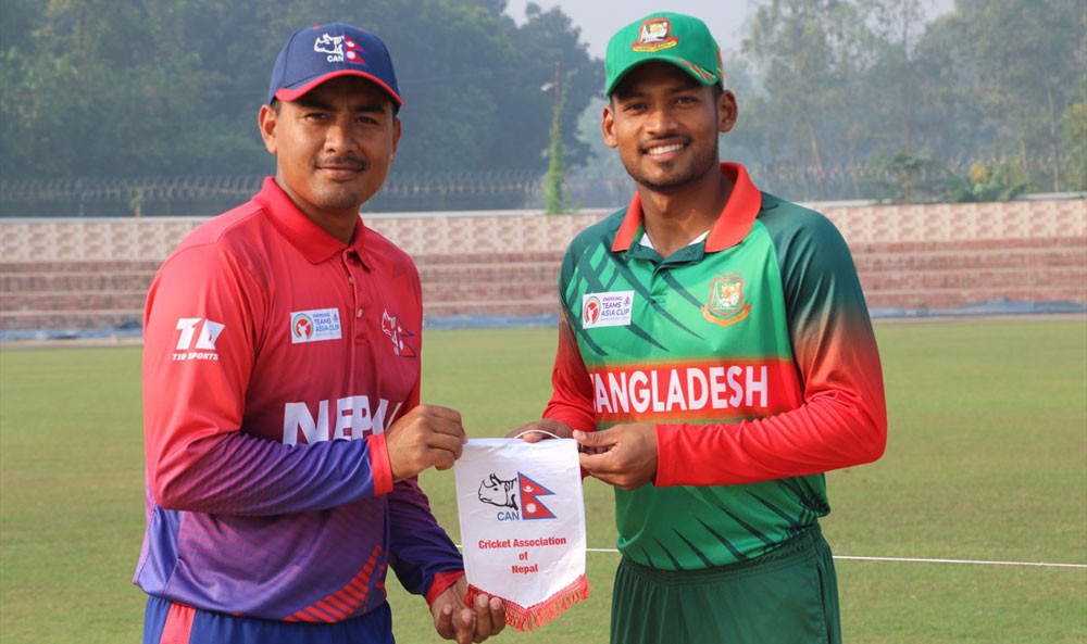 नेपालको फितलो ब्याटिङ, बंगलादेशसँग पराजित