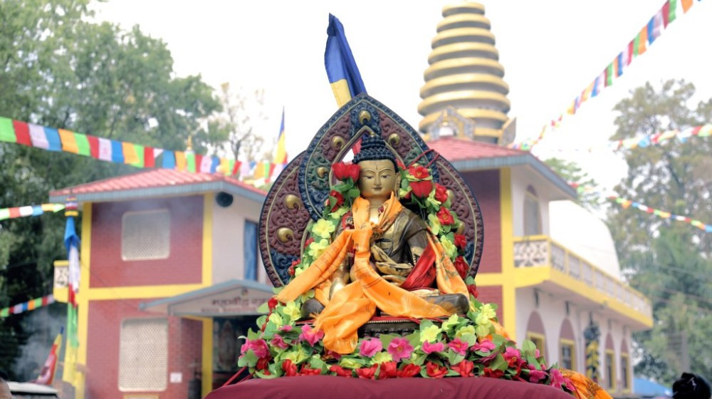 महाबौद्ध गुम्बाको सुनको जलप लगाइएको मूर्ति चोरी