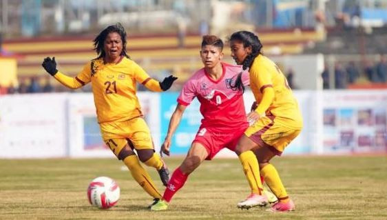 साग महिला फुटबलमा नेपालको विजयी सुरुवात, श्रीलंका १-० ले पराजित