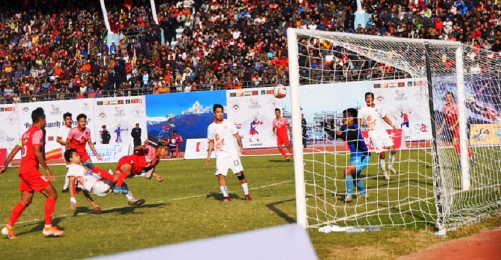 सुजलको उत्कृष्ट प्रदर्शनमा भुटान पराजित