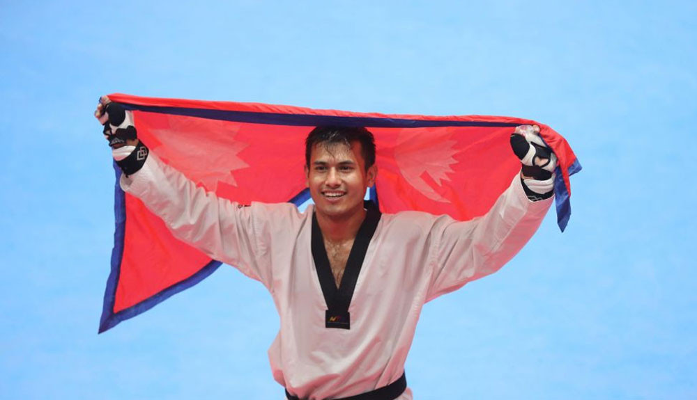 सक्षमको सफलतामा नेपाललाई सागमा एक सयौं स्वर्ण