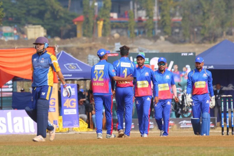 पीपीएल क्रिकेटमा काठमाडौंद्वारा पोखरालाई ११६ रनको लक्ष्य