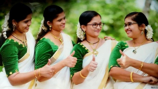 केरल :  एकै दिन जन्मेका चार दिदीबहिनी, एकै दिन विवाह गर्दै