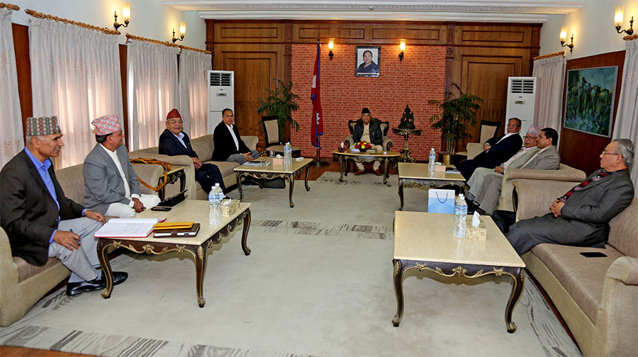 सभामुखको उम्मेदवार छान्‍न नेकपाको सचिवालय बैठक सुरु