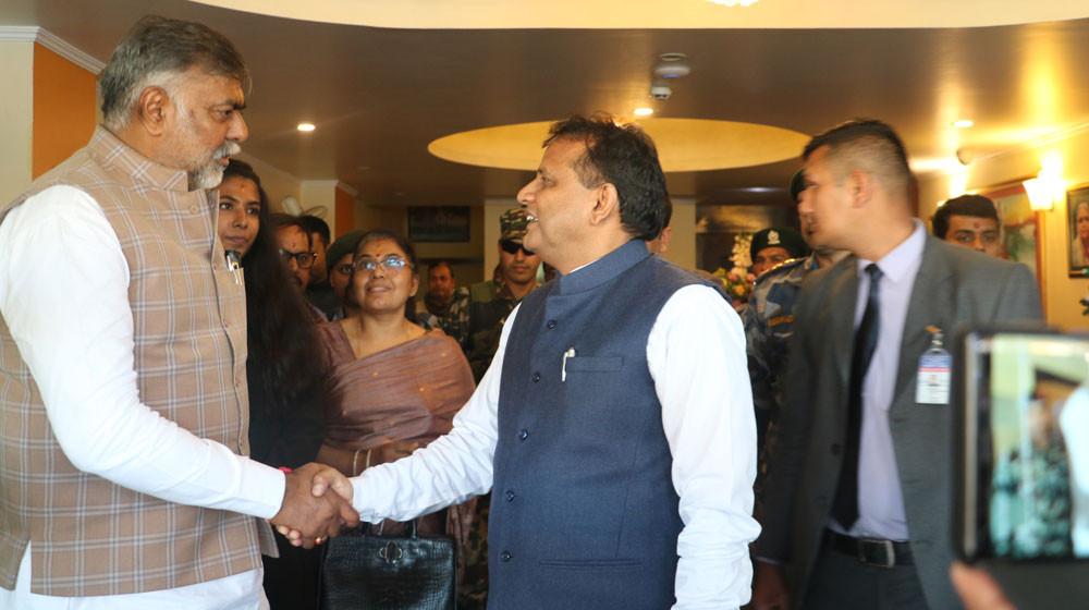 भारतीय पर्यटन राज्यमन्त्री पटेल जनकपुरमा