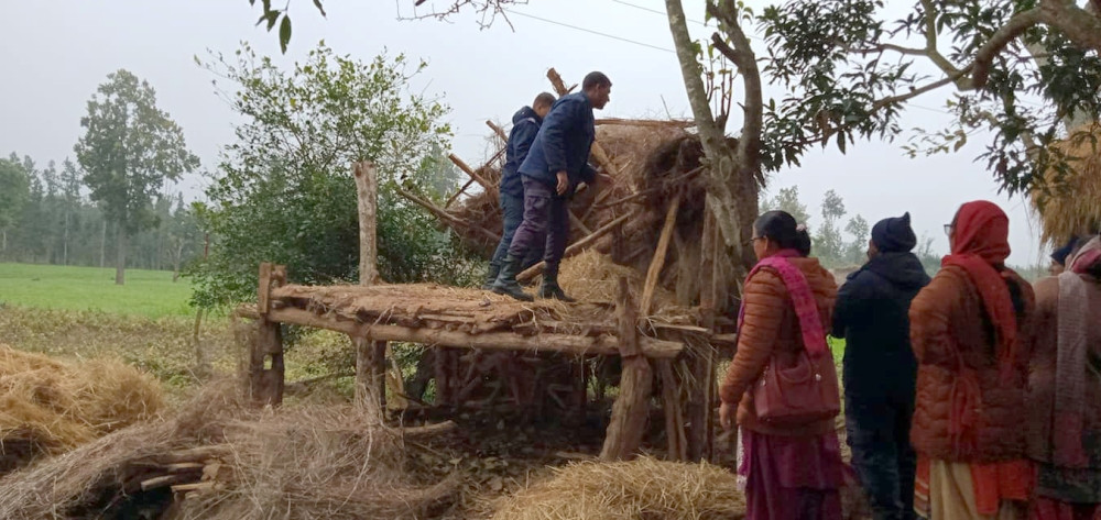 भत्काउन थालियो ज्यानमारा छाउगोठ (फोटोफिचर)