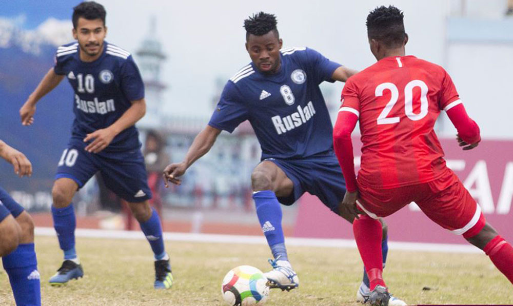 कीर्तिमानी सन्तोषको गोलमा च्यासलको बराबरी, थ्री स्टार विजयी