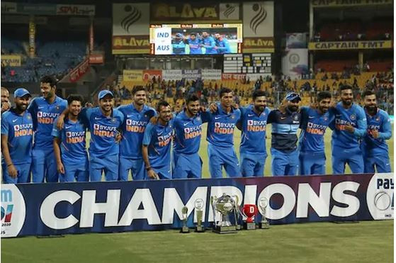 अस्ट्रेलियाविरुद्धको एकदिवसीय शृंखला भारतको कब्जामा