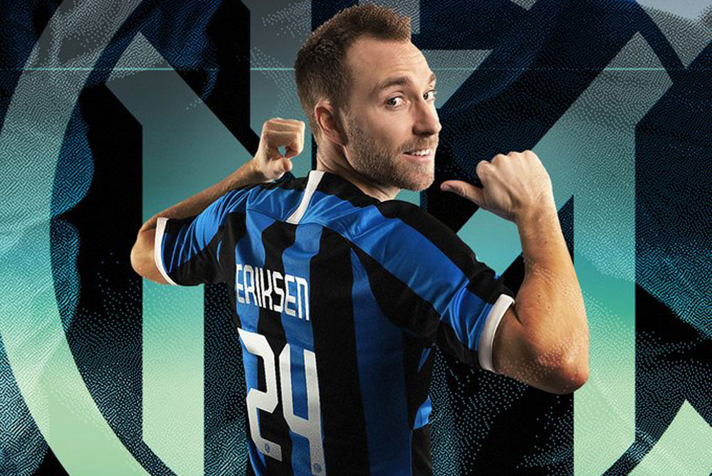 एरिक्सन इन्टर मिलानमा, रोजे २४ नम्बर जर्सी