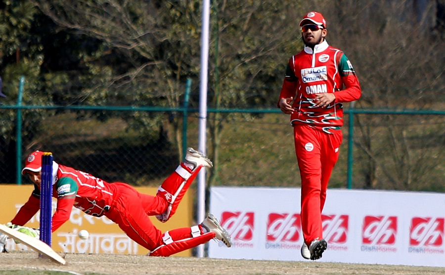 क्रिकेट विश्वकप लिग-२ मा ओमनको अगातार दोस्रो जित