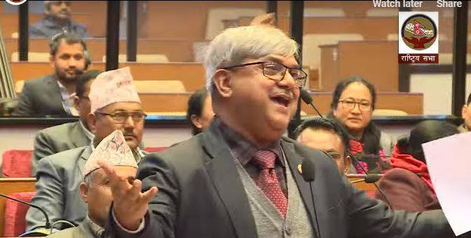 नेकपाद्वारा संसदमा विष्णु पौडेलको बचाउ, कांग्रेसको आलोचना