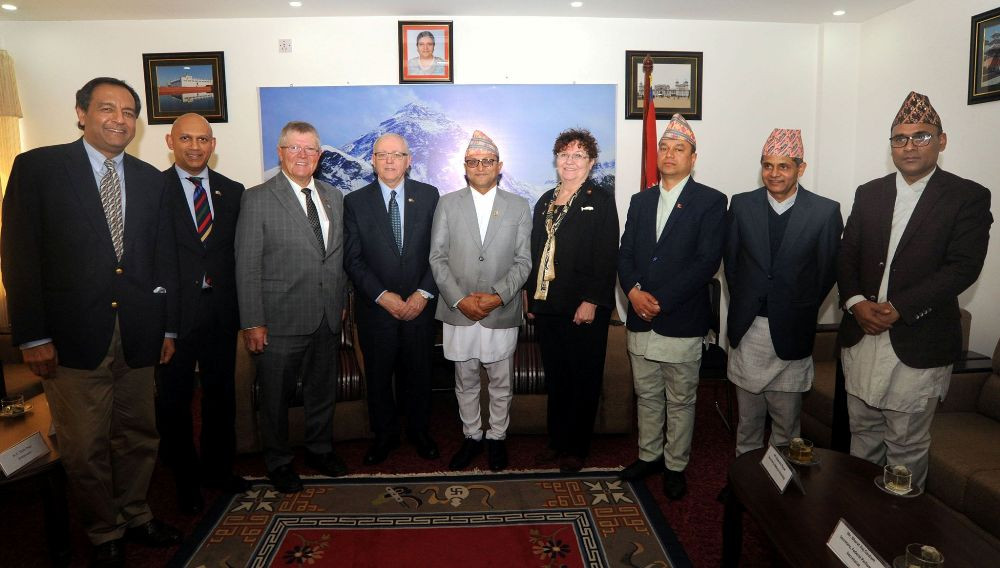 राष्ट्रियसभा अध्यक्ष र क्यानडाको सिनेटका सभामुखबीच भेट