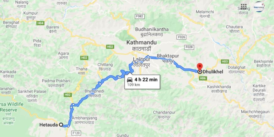 हेटौंडा–धुलिखेल रुटमा सरकारले बिजुली बस चलाउने