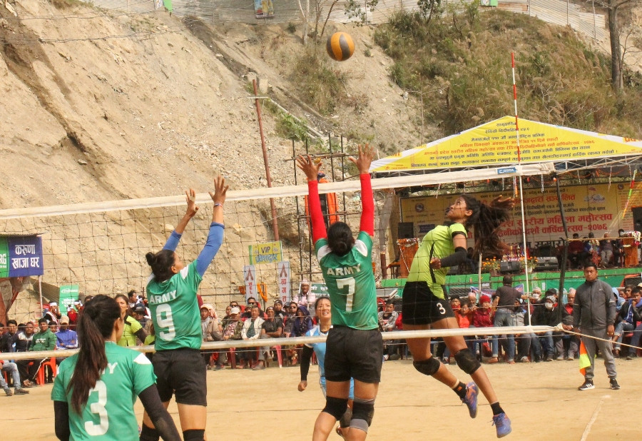 दिदीबहिनी कप भलिबलको उपाधि एपीएफलाई