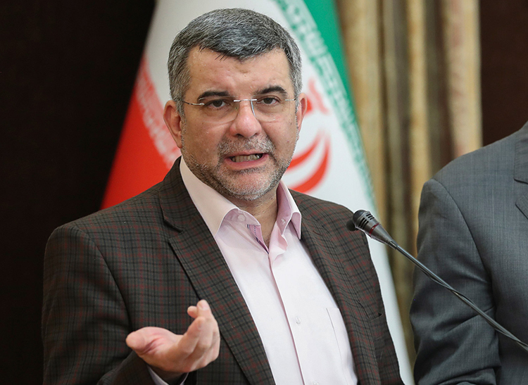 इरानी उपस्वास्थ्यमन्त्री पत्रकार सम्मेलनमै खोकेपछि...