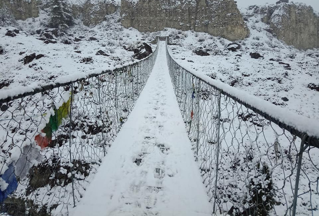 हिमपातले विकास योजना प्रभावित