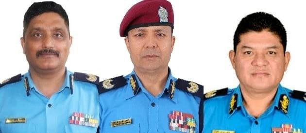 नेपाल प्रहरीका तीन डिआईजी एआईजीमा सिफारिस