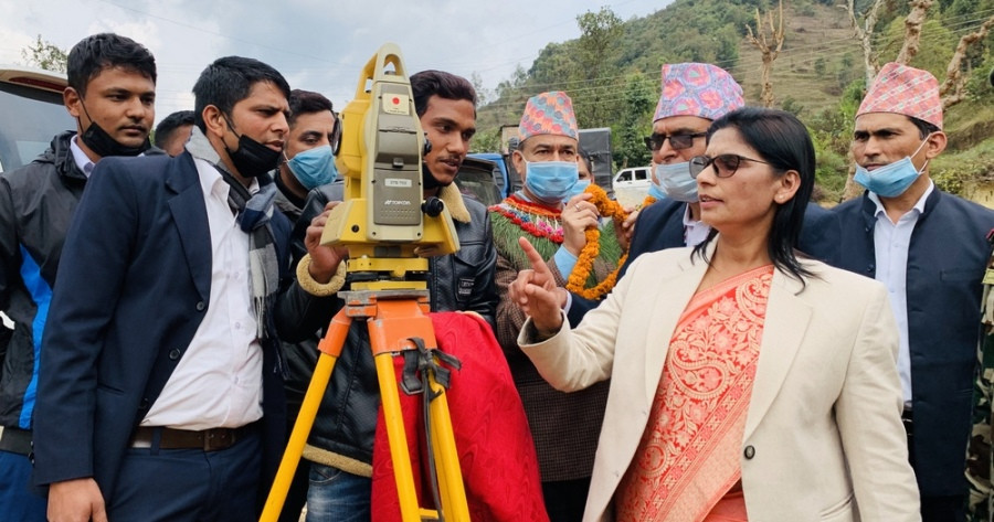 स्याङ्जाबाट सुरु भयो विशेष नापी