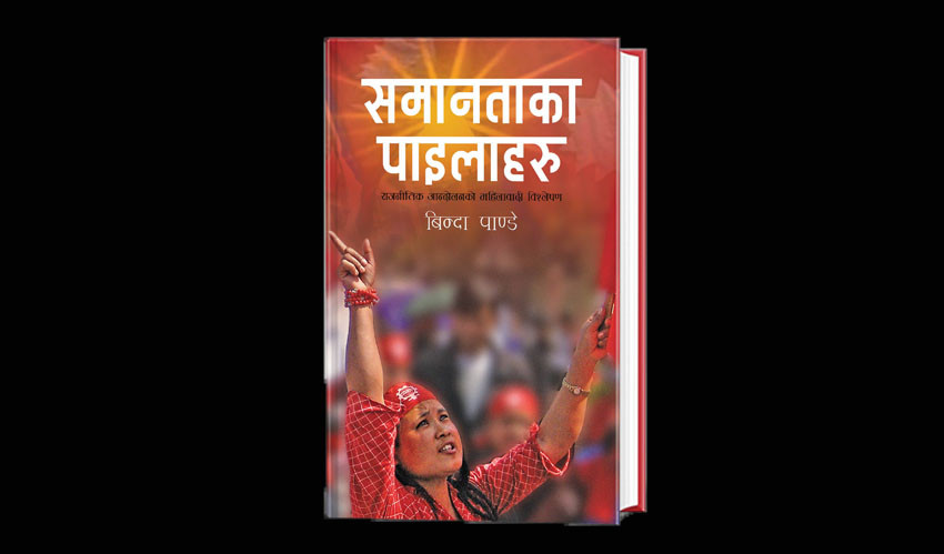 बिन्दा पाण्डेको ‘समानताका पाइलाहरू’बजारमा