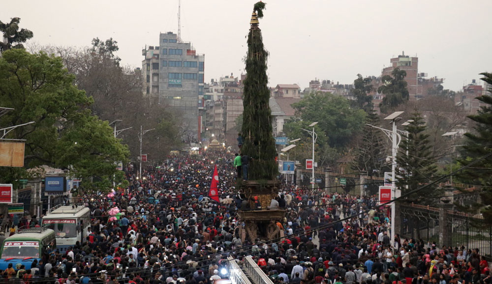 कोरोनाको जोखिमले रोकियो सेतो मच्छिन्द्रनाथको रथयात्रा