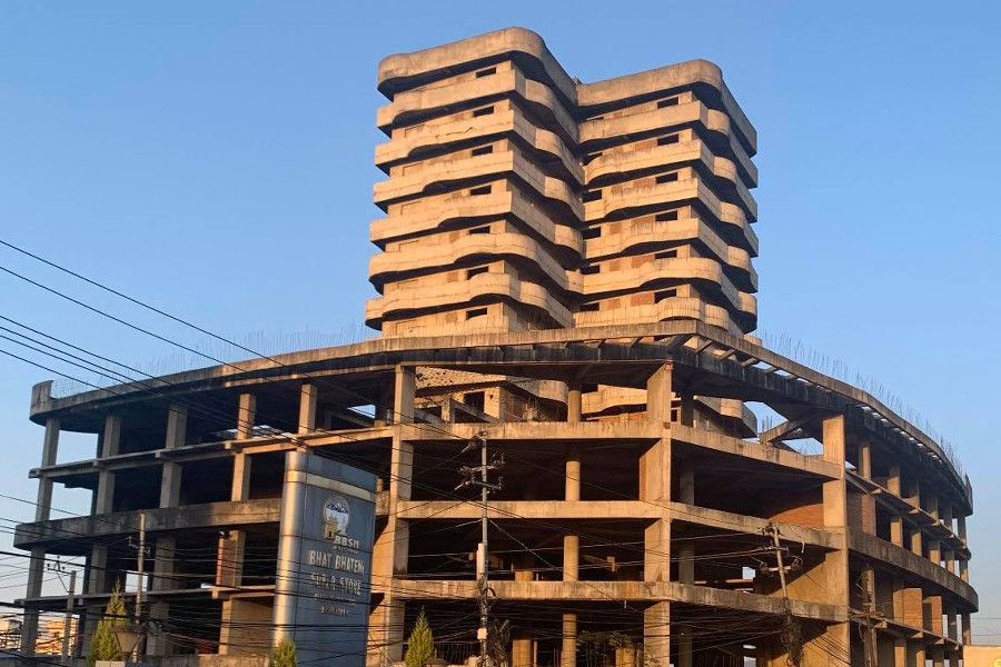 ठिमी राधेराधेको १७ तले भवनमा खाद्यान्न भण्डारण गरिने