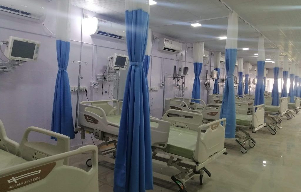 धागो कारखानालाई बनाइयो भेन्टिलेटरसहित ५० बेडको सुविधासम्पन्न कोरोना अस्पताल