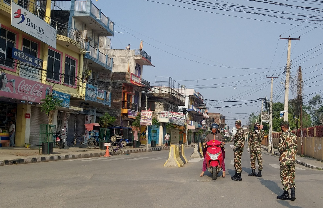 प्रहरीलाई नटेरेपछि सेना खटियो सडकमा