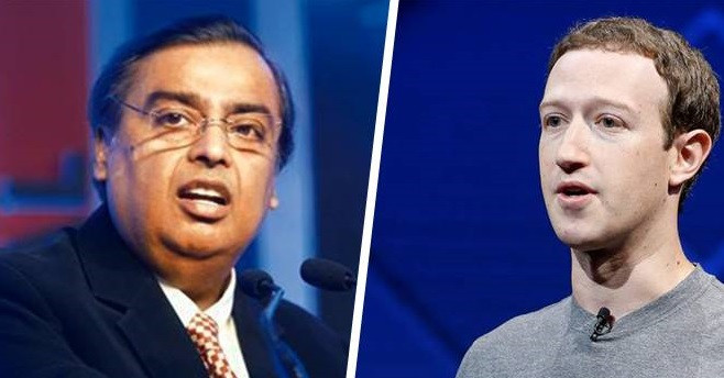 फेसबुकले भारतको रिलायन्स जिओमा करिब सात खर्ब लगानी गर्दै