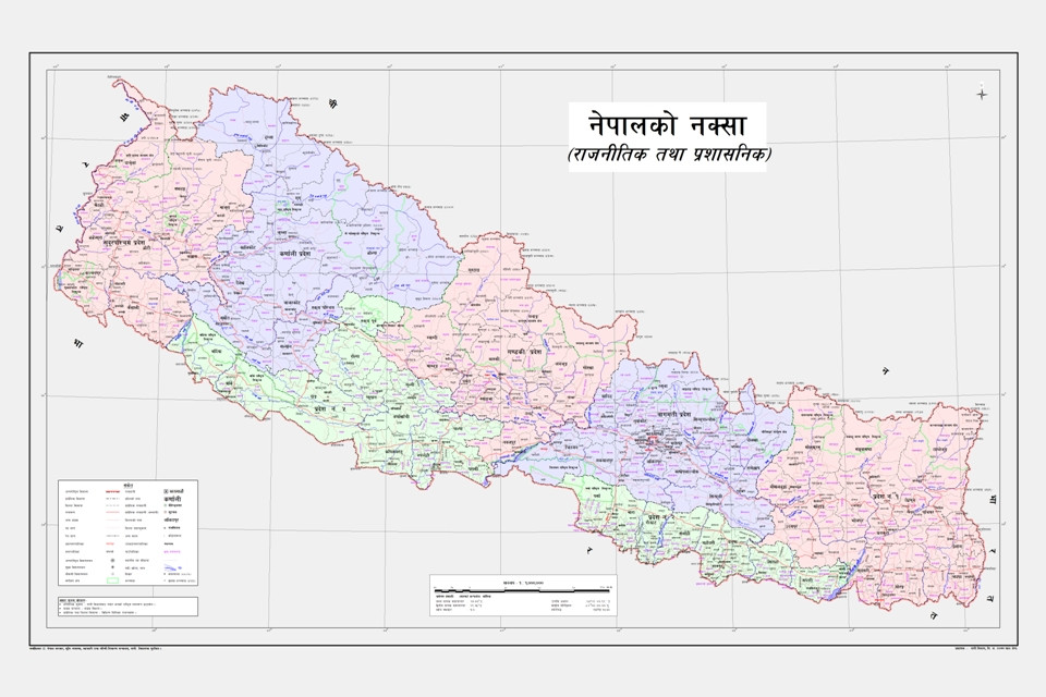 लिम्पियाधुरासहित नेपालको नक्सा सार्वजनिक