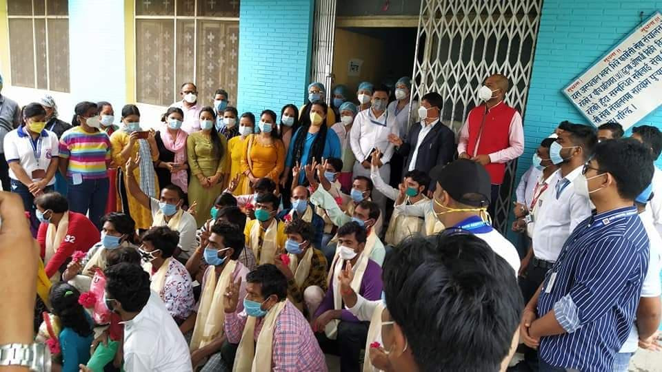 रूपन्देहीमा  २५ जना  काेराेना मुक्त