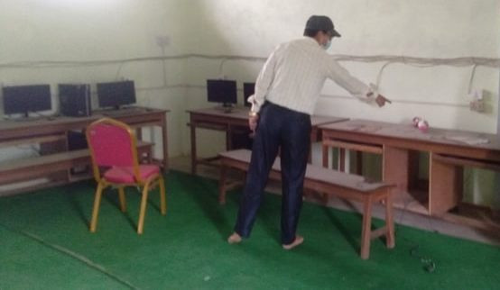 कैलालीमा क्वारेन्टिन बनाइएको विद्यालयमा कम्प्युटर चोरी