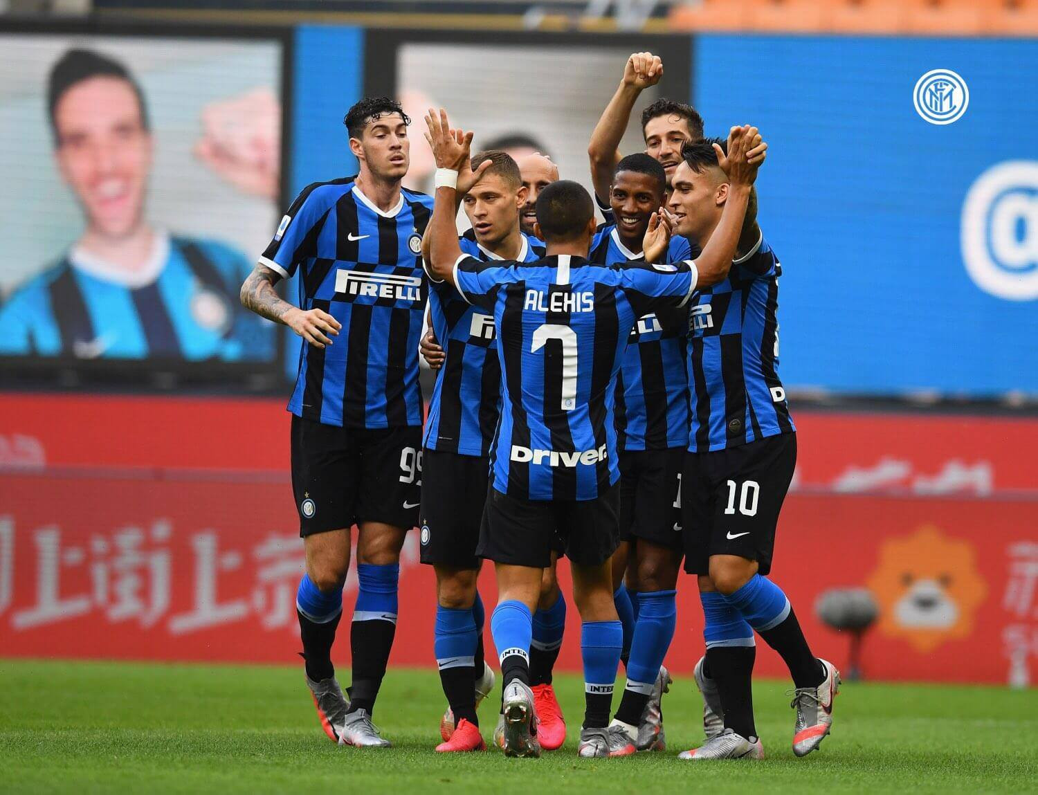 ब्रेसियाविरुद्ध इन्टर मिलानको ६ गोल