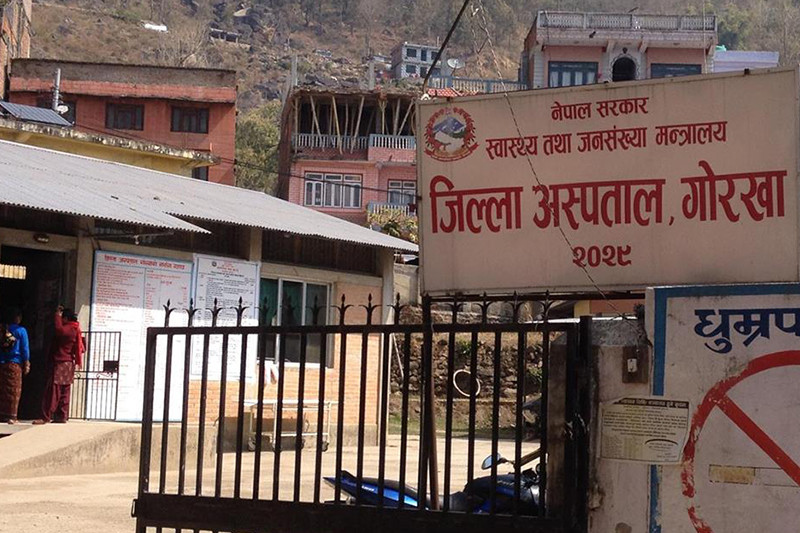 गोरखा अस्पतालमा कोरोना संक्रमित पुरुषको मृत्यु