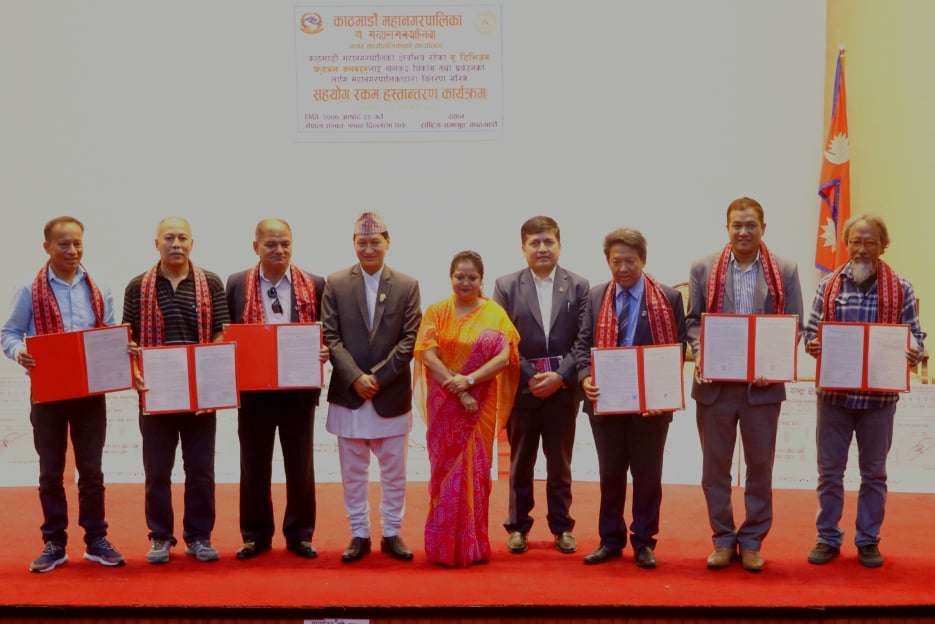 काठमाडौंका ६ क्लबलाई १० लाख रहयोग