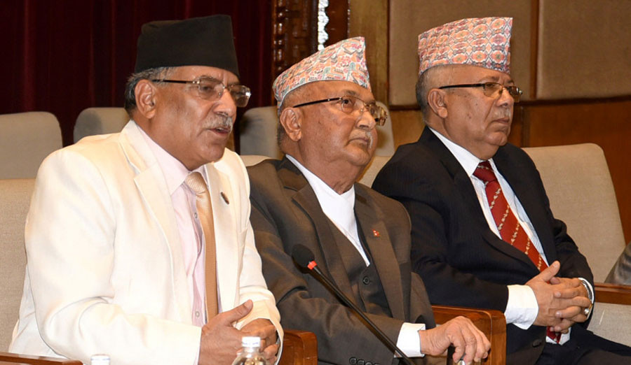 नेकपाको विवाद अझै टुंगिएन, तीन नेताबीचको छलफल निष्कर्षविहीन