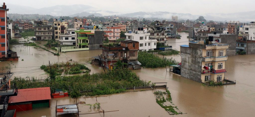 काठमाडौं उपत्यकाका १६७ स्थान बाढीपहिरो र डुबानको उच्च जोखिममा