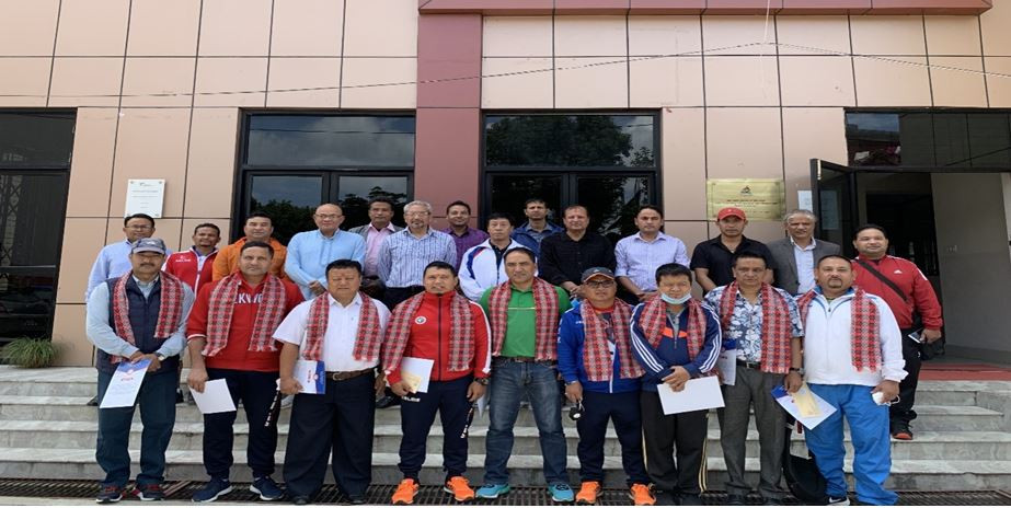 ओलम्पियन दीपक विष्टसहित तेक्वान्दो संघबाट १२ जनाको विदाइ