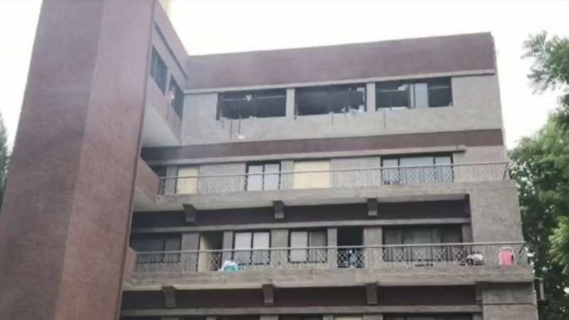 भारतमा कोरोना अस्पतालमा आगलागी, ८ बिरामीको मृत्यु