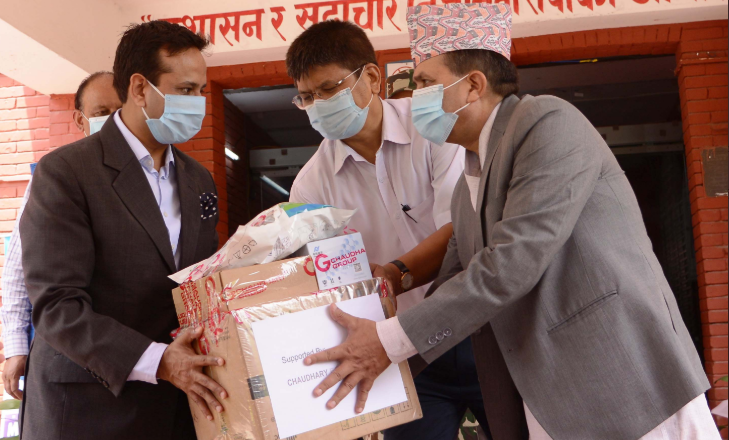 चौधरी फाउन्डेसनद्वारा स्वास्थ्य मन्त्रालयलाई ८ वटा भेन्टिलेटर सहयोग