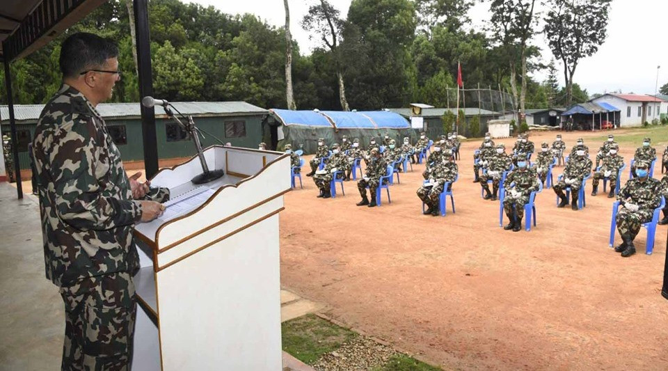 प्रधानसेनापतिद्वारा निरीक्षण भ्रमण