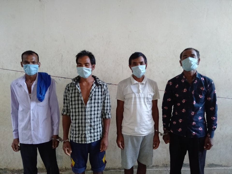 ८७ वर्ष कैद सजाय सुनाइएका सहित ४ जना कुख्यात डाका पक्राउ