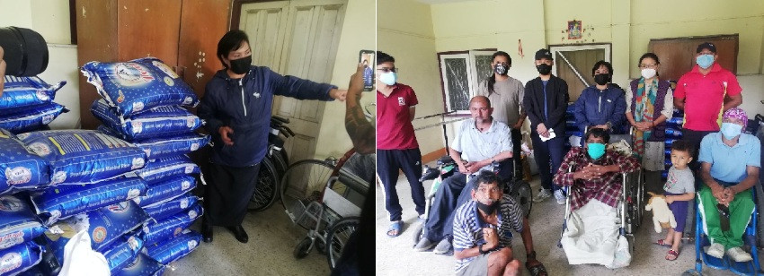अपाङ्ग सङ्घलाई मेटल फर नेपाल ब्यान्ड अन्डरसाइडको सहयोग