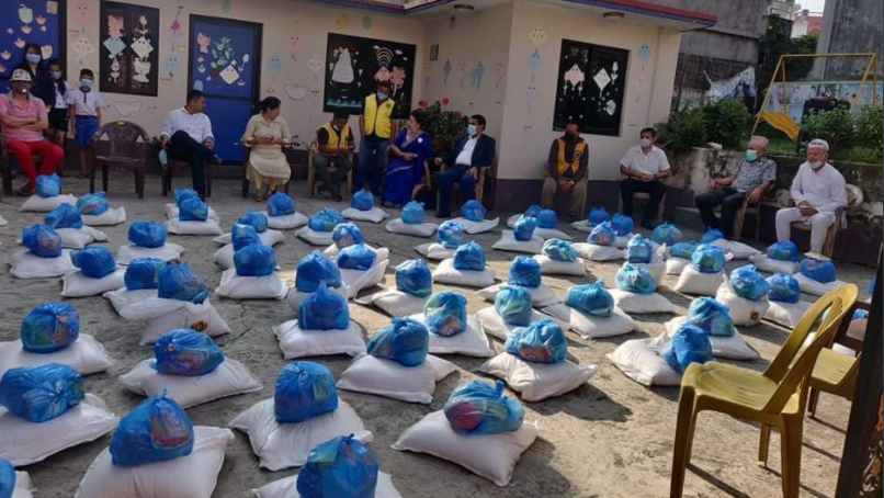 ७० परिवारलाई लायन्स क्लबको राहत