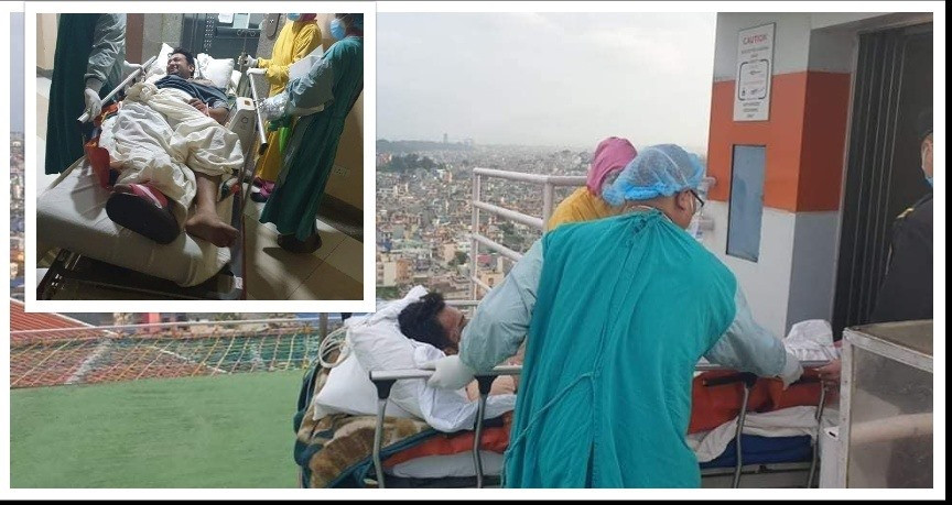 घाइते खेलाडीलाई सिप्यानले सहयोग गर्ने