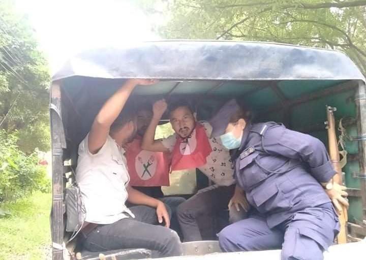 त्रिवि परिसरबाट नेविसंघका कार्यकर्ता पक्राउ