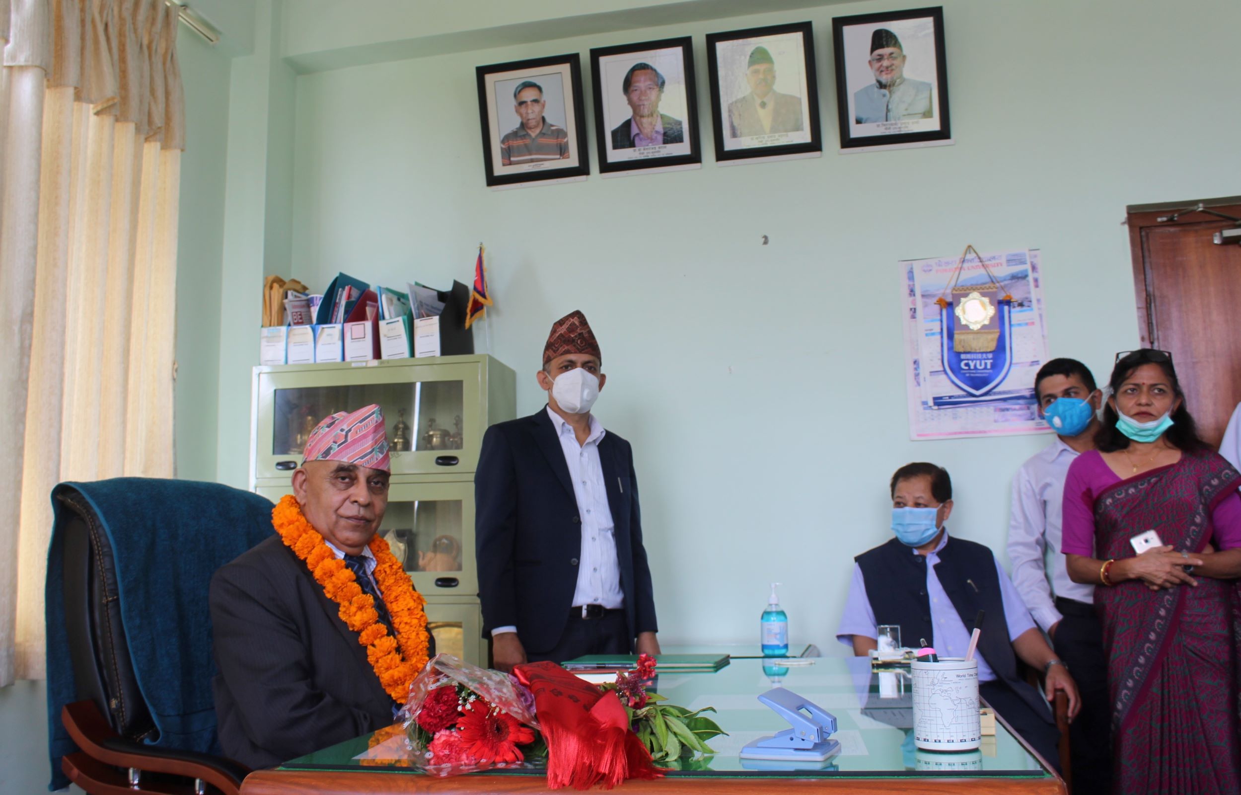 उपकुलपति प्राडा अर्यालद्वारा पदभार ग्रहण