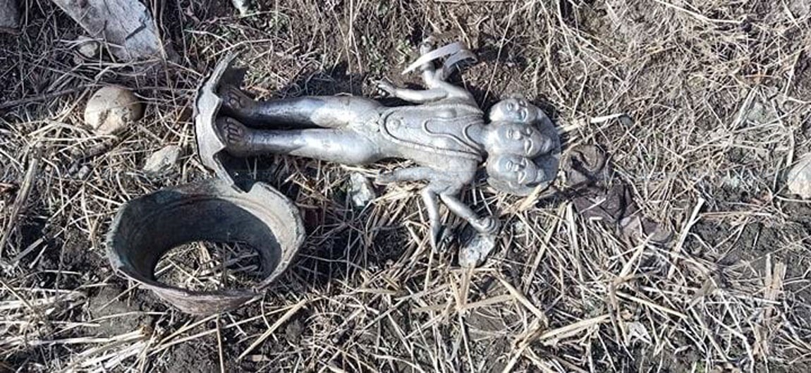 चार वर्षपछि भेटियो चन्दननाथबाट हराएको मूर्ति, तीन  पक्राउ